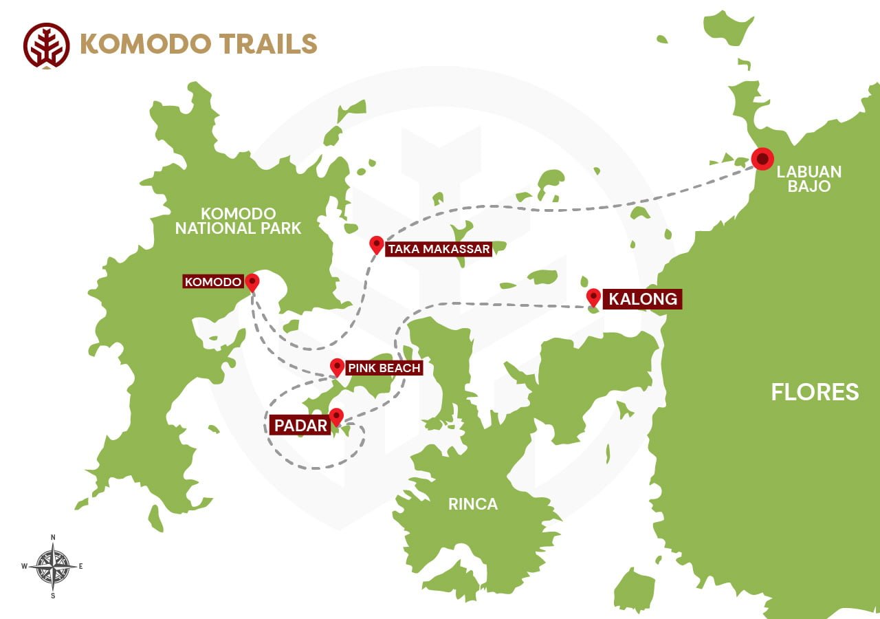 Komodo Trails Itinerary Maps 2D1N 02
