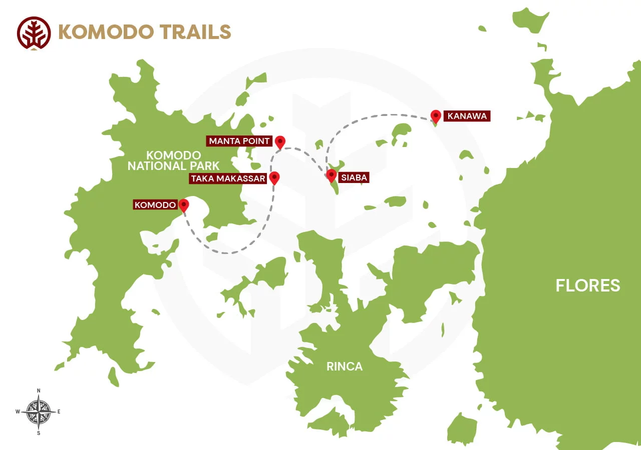 Komodo Trails Itinerary Maps 4D3N 02