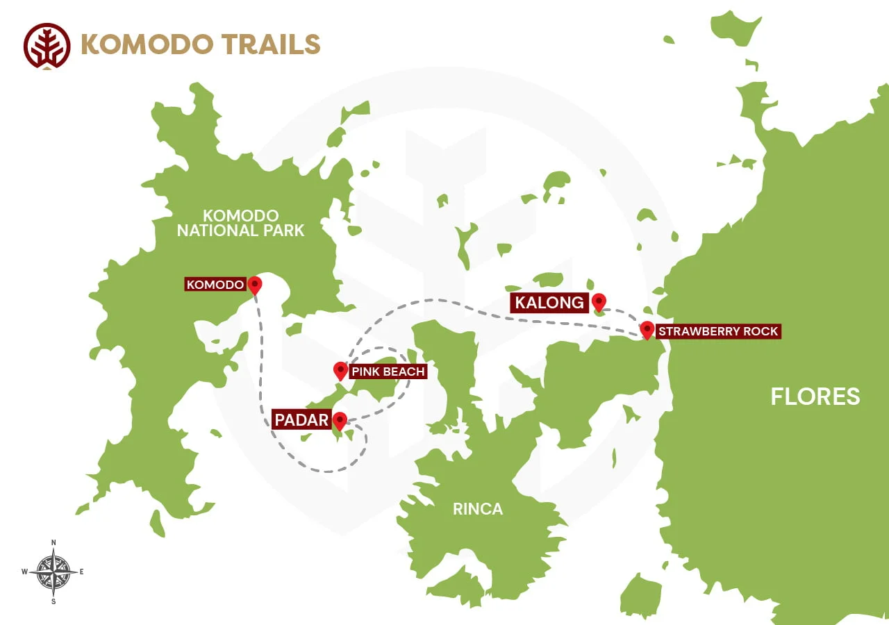 Komodo Trails Itinerary Maps 4D3N 03